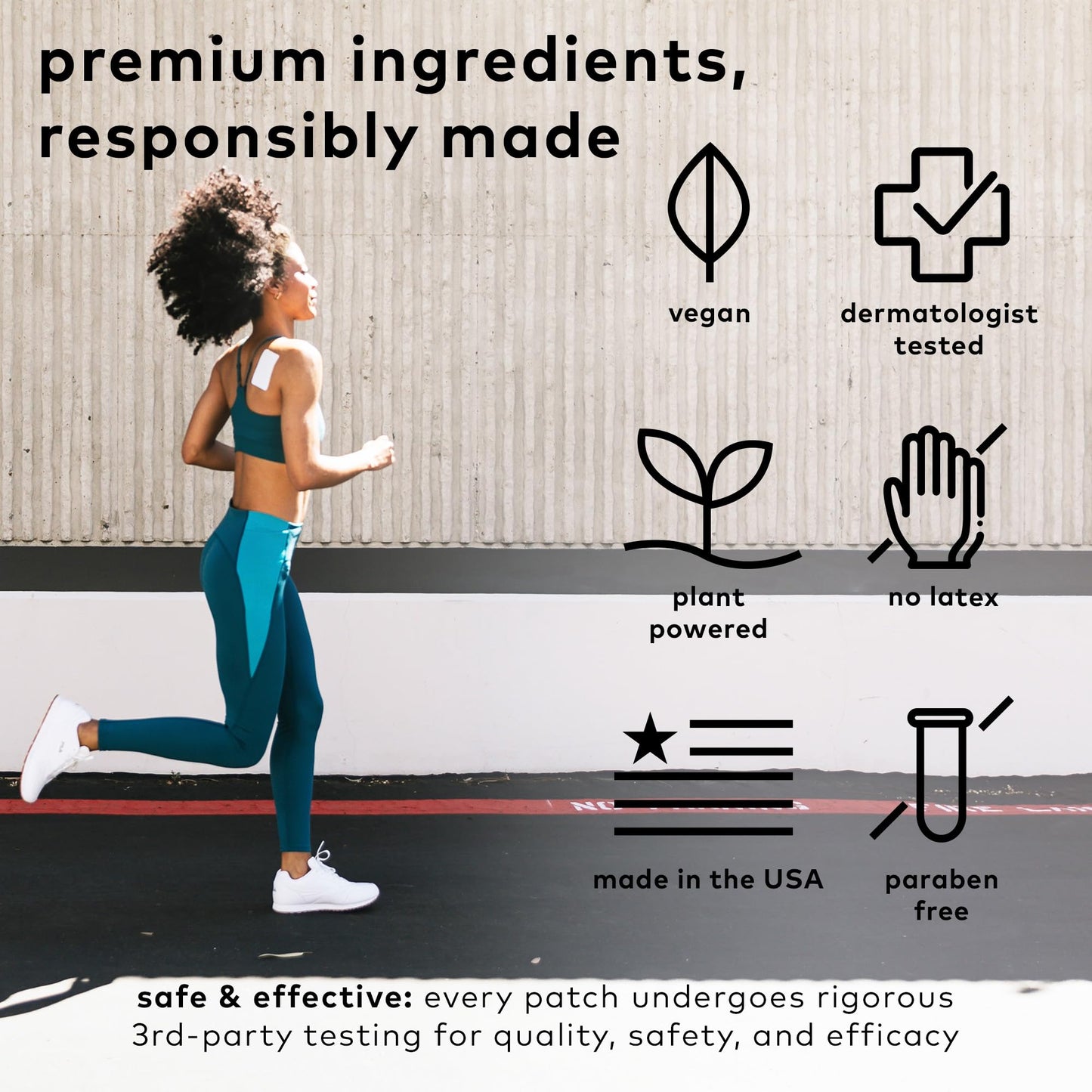 The Good Patch Muscle Pain Relief Patches, Natural Patch with Menthol, Lavender, Arnica and Aloe Vera, Sustained Release, Plant Powered Wearable Wellness, For Back, Neck, Arms, Legs (16 Total Patches) - dailyvitalstore