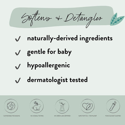 The Honest Company Conditioning Hair Detangler, Tear-Free, Hypoallergenic, Leave-In Conditioner and Fortifying Spray - dailyvitalstore