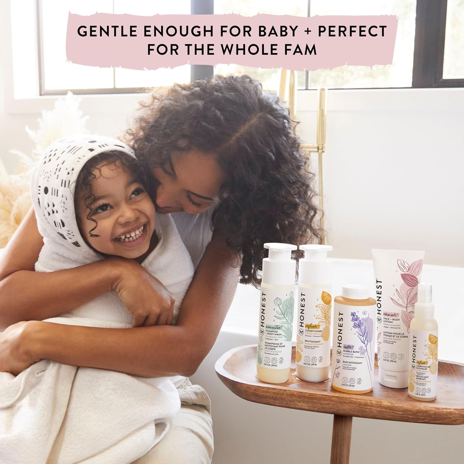 The Honest Company Conditioning Hair Detangler, Tear-Free, Hypoallergenic, Leave-In Conditioner and Fortifying Spray - dailyvitalstore
