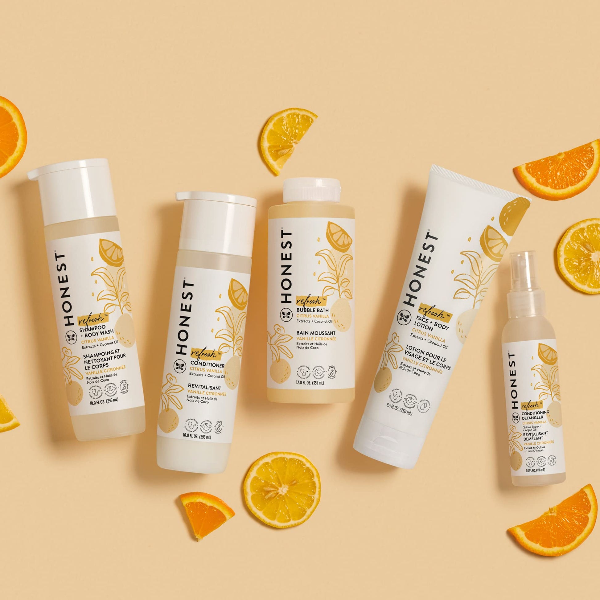 The Honest Company Conditioning Hair Detangler, Tear-Free, Hypoallergenic, Leave-In Conditioner and Fortifying Spray - dailyvitalstore
