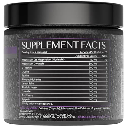 The Night Before 10-in-1 Midnight Maximizer Sleep Aid, Stress Relief, Cognition, Relaxation, Recovery, Focus, Magnesium Glycinate, L-Theanine & More, (120 Capsules – 2 Month Supply) - dailyvitalstore