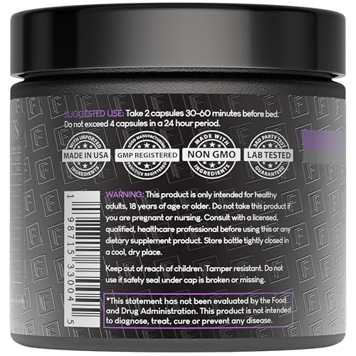 The Night Before 10-in-1 Midnight Maximizer Sleep Aid, Stress Relief, Cognition, Relaxation, Recovery, Focus, Magnesium Glycinate, L-Theanine & More, (120 Capsules – 2 Month Supply) - dailyvitalstore