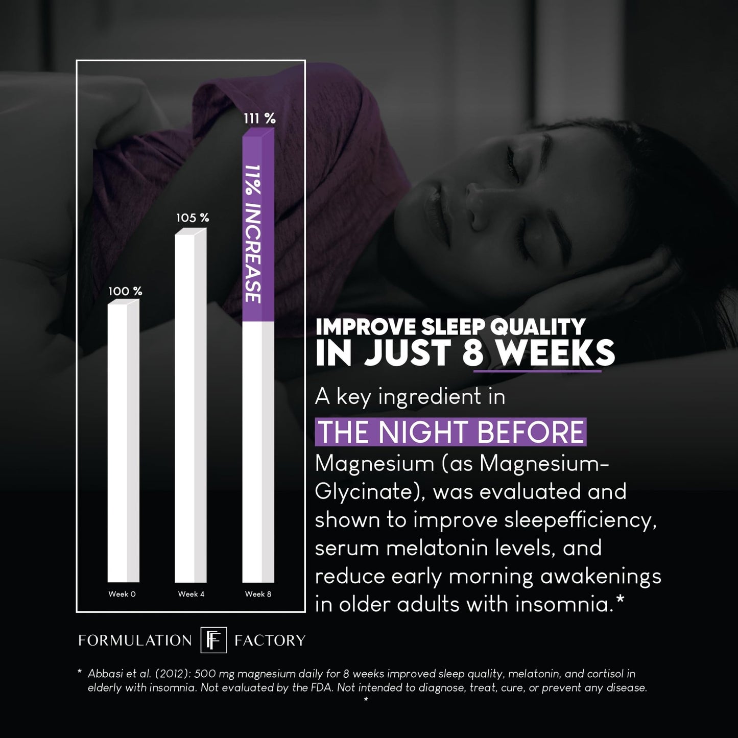 The Night Before 10-in-1 Midnight Maximizer Sleep Aid, Stress Relief, Cognition, Relaxation, Recovery, Focus, Magnesium Glycinate, L-Theanine & More, (120 Capsules – 2 Month Supply) - dailyvitalstore