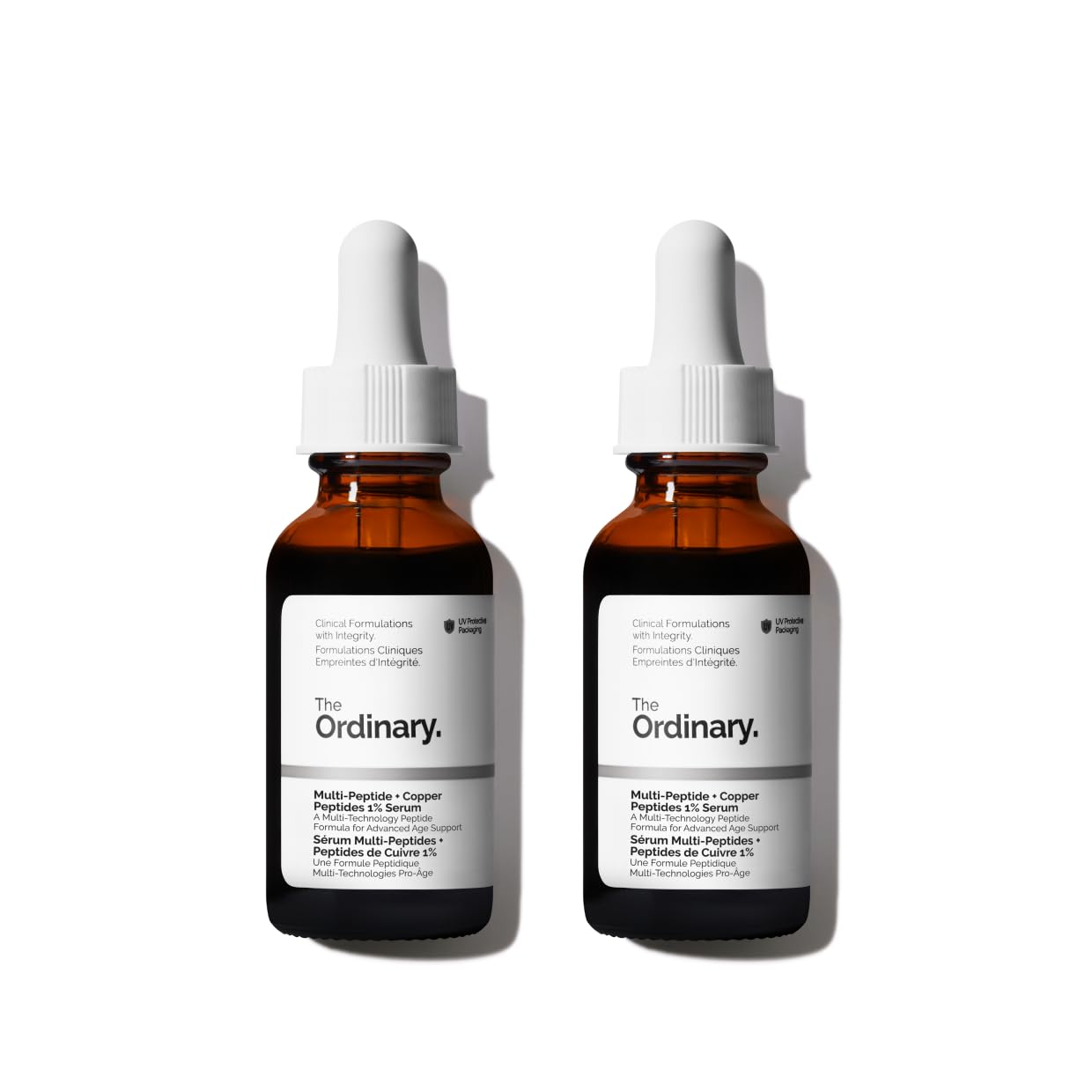 The Ordinary Multi-Peptide + Copper Peptides 1%, Anti-Aging Serum for Fine Lines and Skin Elasticity, 1 Fl Oz (Pack of 2) - dailyvitalstore