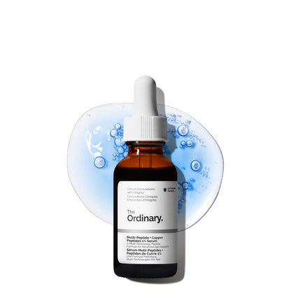 The Ordinary Multi-Peptide + Copper Peptides 1%, GHK-Cu Anti-Aging Serum for Fine Lines and Skin Elasticity, 1 Fl Oz - dailyvitalstore