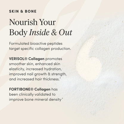 The 'Pause Life Skin & Bone, Verisol & Fortibone Collagen Peptides, Powder Formula with Hyaluronic Acid and Vitamin C, Gluten Free Supplement, Skin, Nails & Hair Support, Unflavored, Easy to Mix 12 OZ - dailyvitalstore