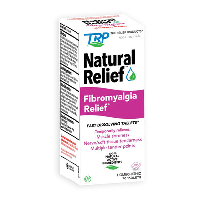 The Relief Products Natural Fibromyalgia Temporary Relief of Muscle Soreness Discomfot Tenderness Difficulty Moving & Joint Pain - 70ct - dailyvitalstore