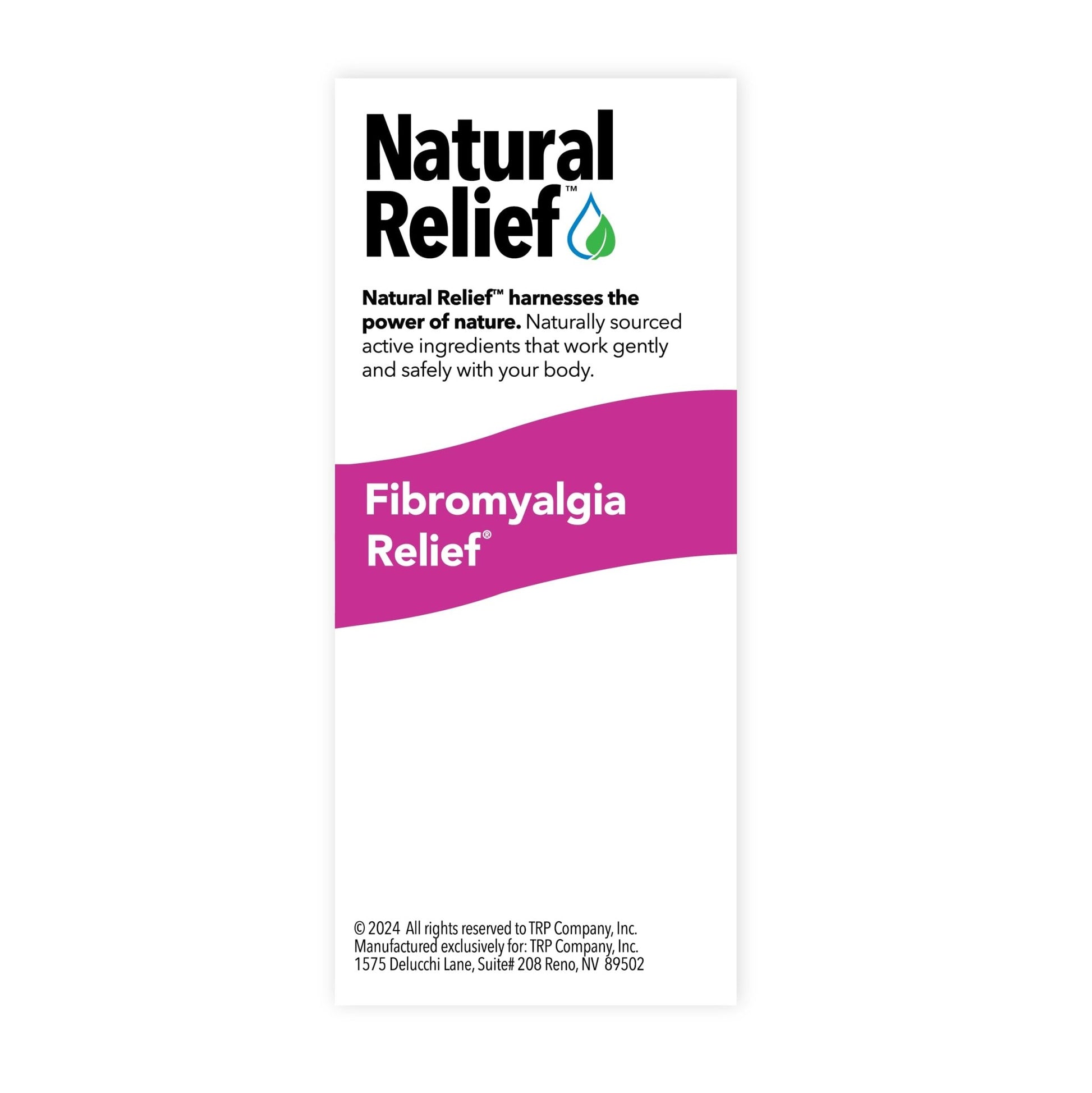The Relief Products Natural Fibromyalgia Temporary Relief of Muscle Soreness Discomfot Tenderness Difficulty Moving & Joint Pain - 70ct - dailyvitalstore