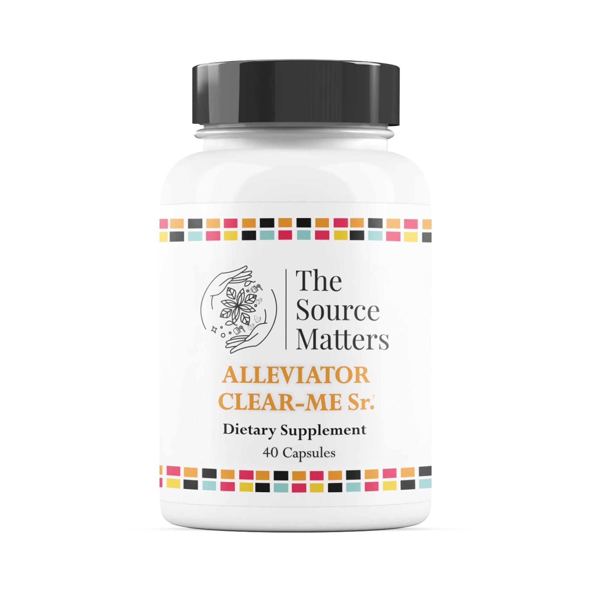 The Source Matters Alleviator Clear-ME SR Seasonal Allergy Relief and Immune Support | Quercetin, Bromelain, Stinging Nettles, NAC, and Vitamin C (40 Capsules) - dailyvitalstore