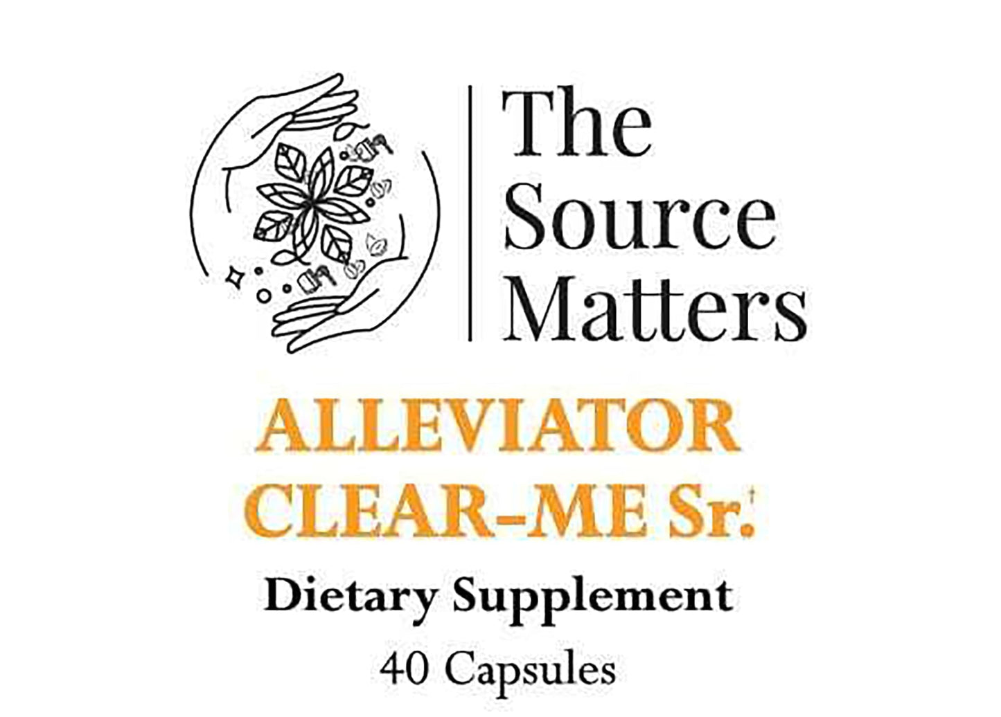 The Source Matters Alleviator Clear-ME SR Seasonal Allergy Relief and Immune Support | Quercetin, Bromelain, Stinging Nettles, NAC, and Vitamin C (40 Capsules) - dailyvitalstore