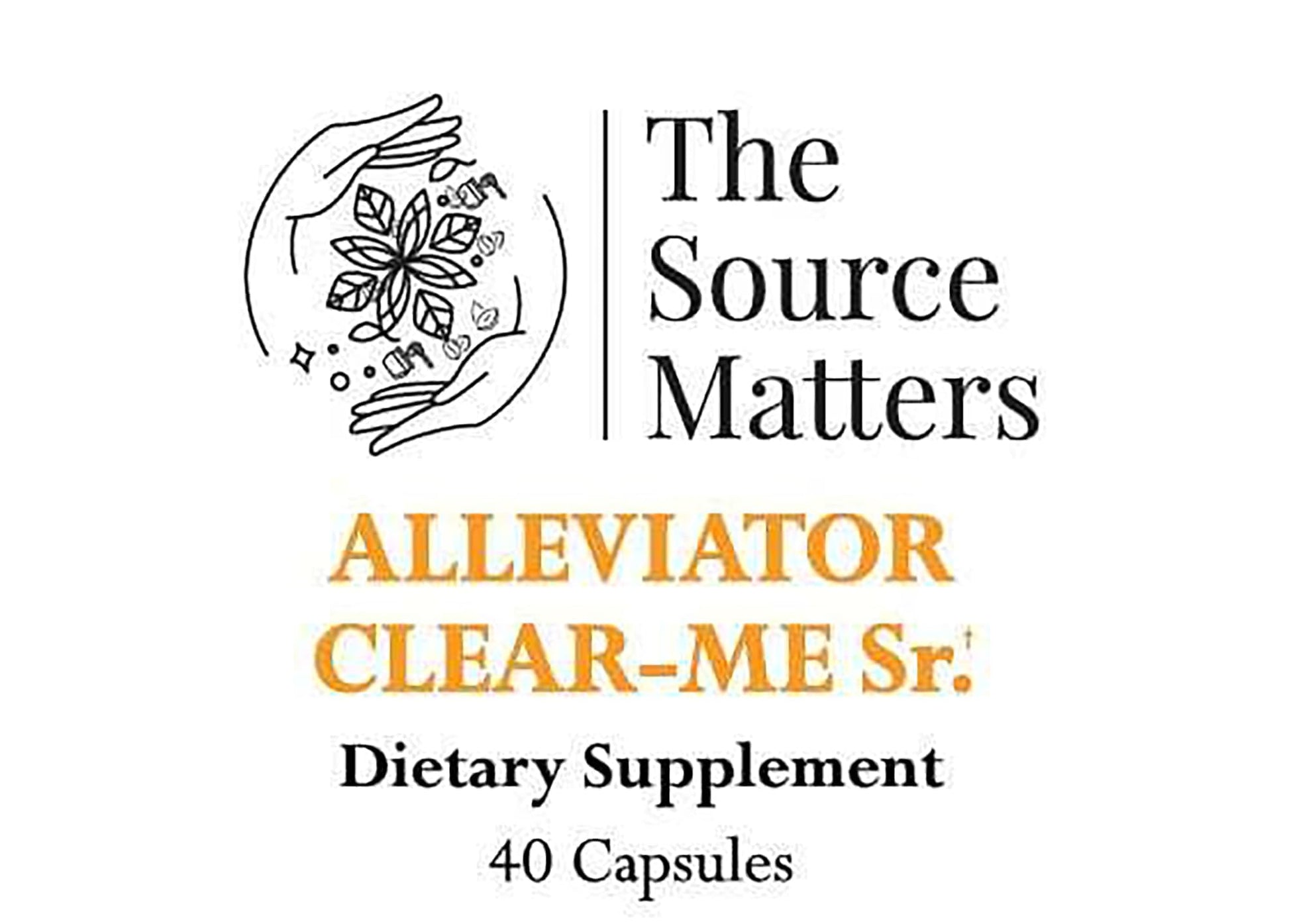 The Source Matters Alleviator Clear-ME SR Seasonal Allergy Relief and Immune Support | Quercetin, Bromelain, Stinging Nettles, NAC, and Vitamin C (40 Capsules) - dailyvitalstore