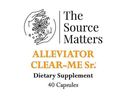 The Source Matters Alleviator Clear-ME SR Seasonal Allergy Relief and Immune Support | Quercetin, Bromelain, Stinging Nettles, NAC, and Vitamin C (40 Capsules) - dailyvitalstore