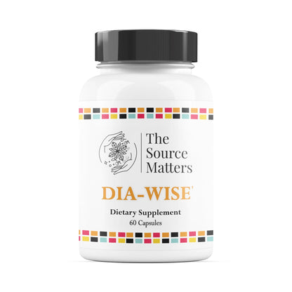 The Source Matters Dia-Wise Metabolic Health Supplement | Alpha Lipoic Acid, Cinnulin Capsules, Biotin, Chromium, Vanadyl Sulfate, Vitamin B for AMPK Activation (60 Count) - dailyvitalstore