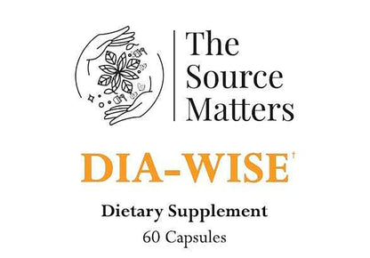 The Source Matters Dia-Wise Metabolic Health Supplement | Alpha Lipoic Acid, Cinnulin Capsules, Biotin, Chromium, Vanadyl Sulfate, Vitamin B for AMPK Activation (60 Count) - dailyvitalstore