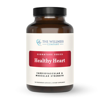 The Wellness Company Healthy Heart - Cardiovascular Strength, Blood Flow, Nitric Oxide Production & Healthy Cholesterol Levels | 120ct (2 Month Supply) - dailyvitalstore