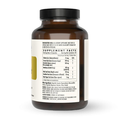 The Wellness Company Ultimate Spike Detox – Dr. McCullough Designed - 3-in-1 Nattokinase, Turmeric, & Bromelain Extra Strength | 120ct (1 Month Supply) - dailyvitalstore