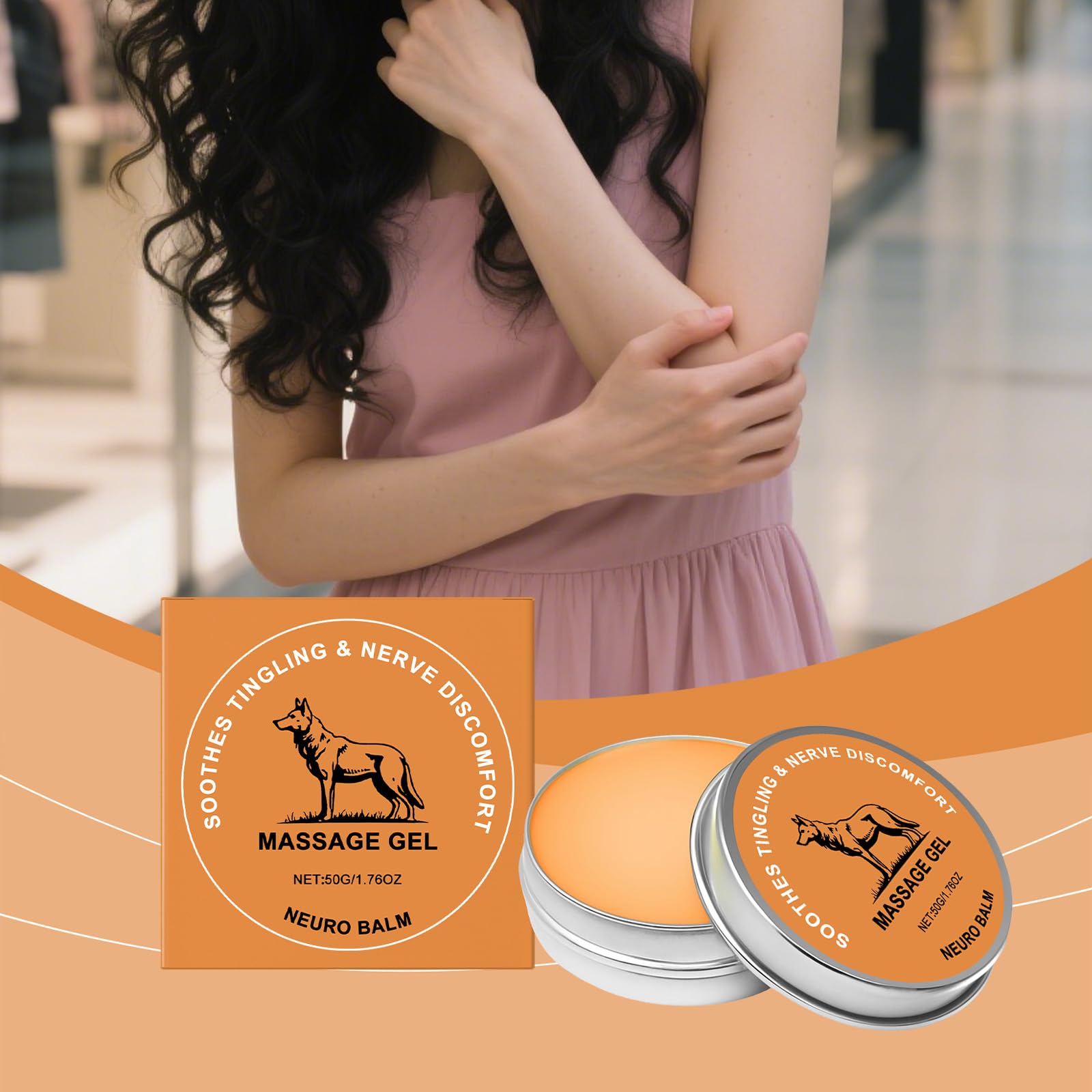 The wolf Neuro Balm, Muscle and Joint Builder Balm, Joint Activities Throughout The Body，Natural Joint Care Soothing Massage Cream，Daily Joint & Muscle Care - dailyvitalstore