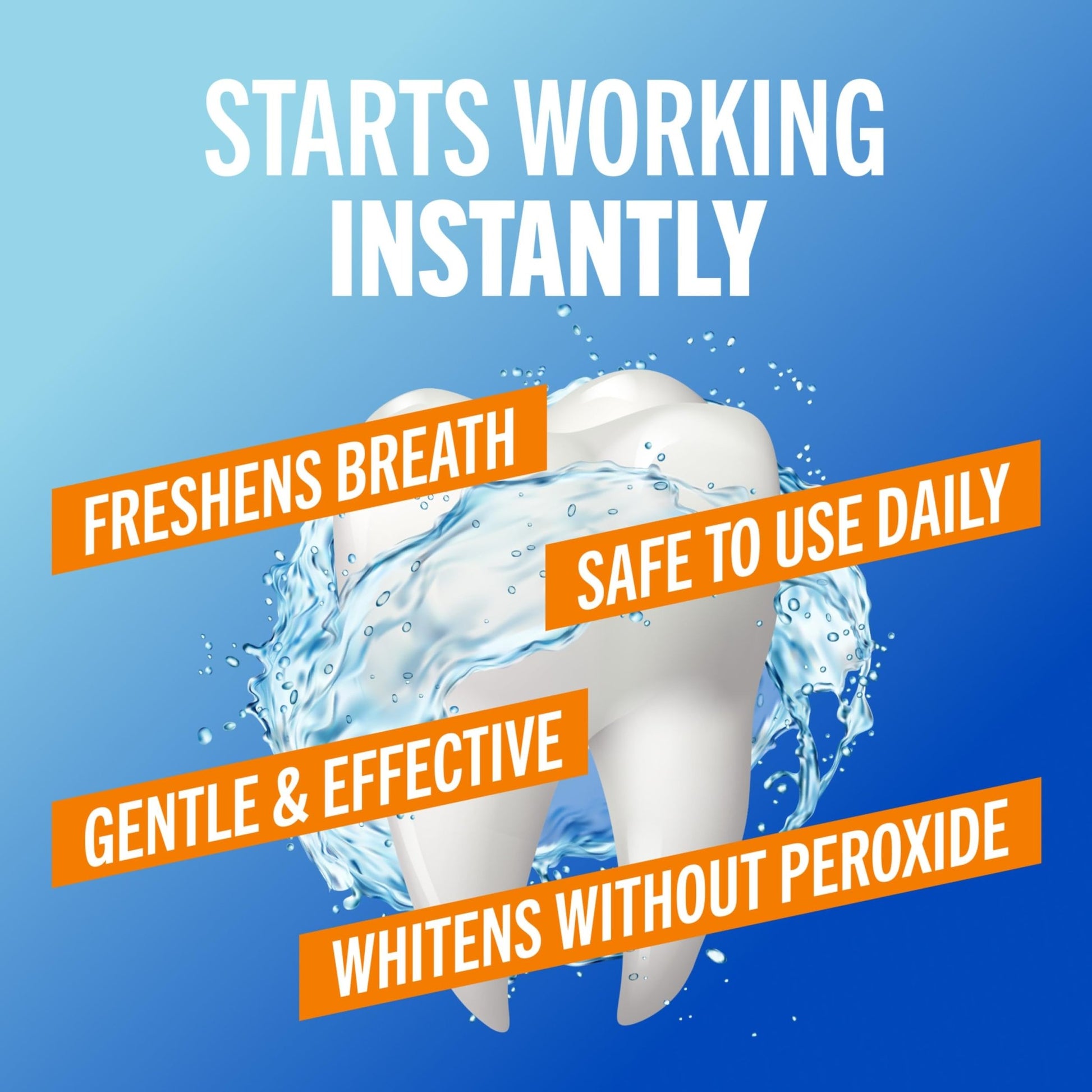 TheraBreath Whitening Mouthwash, Dazzling Mint, Dentist Formulated, 1 Liter - dailyvitalstore