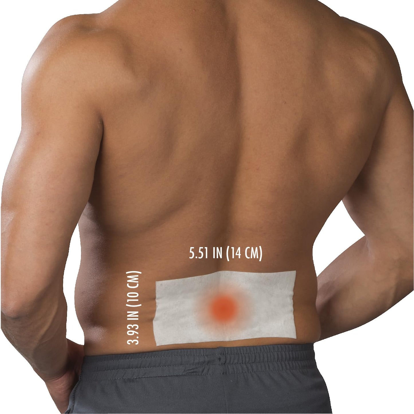 Thera|Care Pain Relief Patch | 4% Lidocaine Patch | 3.9” x 5.5” | 5-Count Box - dailyvitalstore