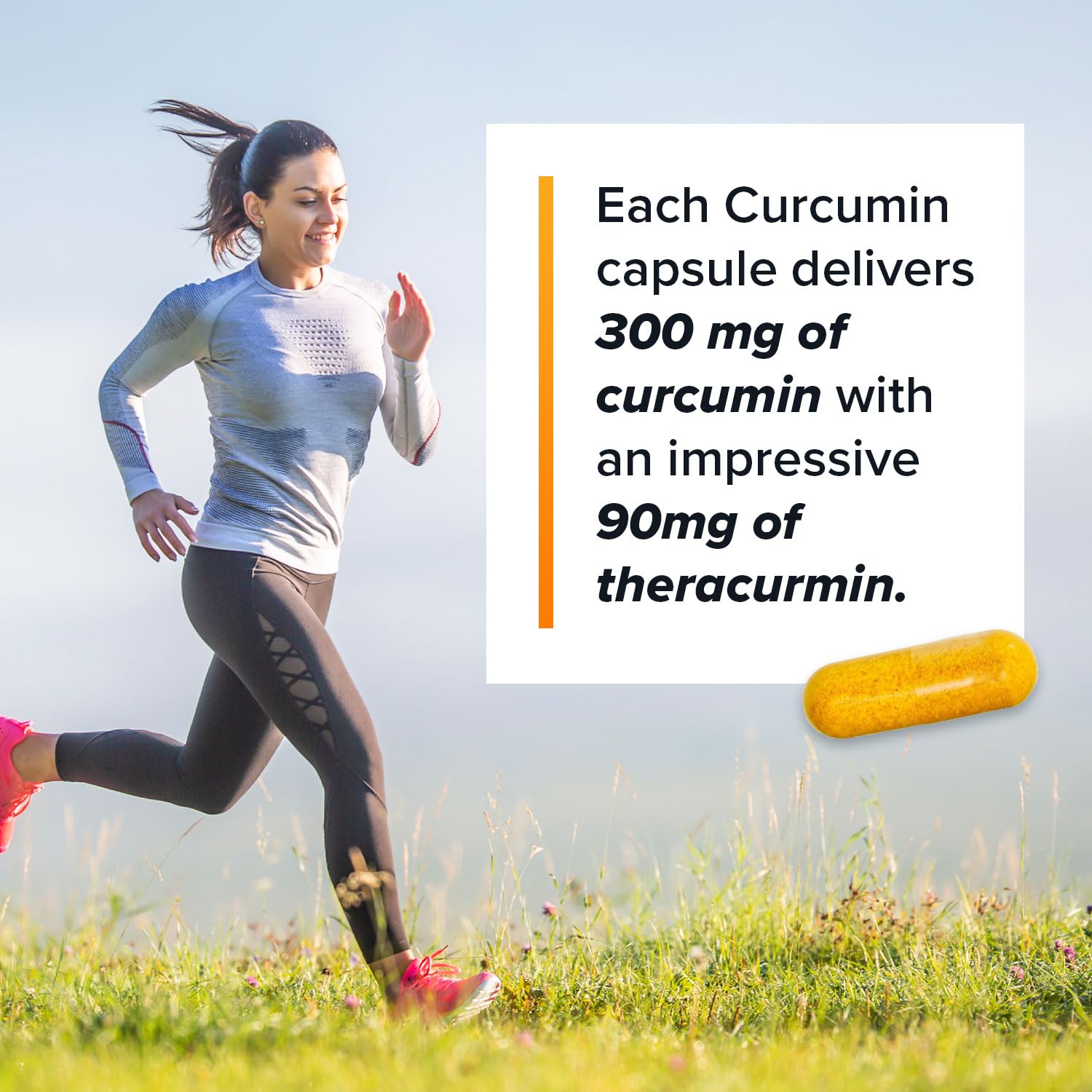 Theracurmin Turmeric Curcumin Supplement, 120 Count, High Absorption Turmeric & Curcumin - Joint Supplement for Men and Women - 42.6X More Bioavailablity - dailyvitalstore