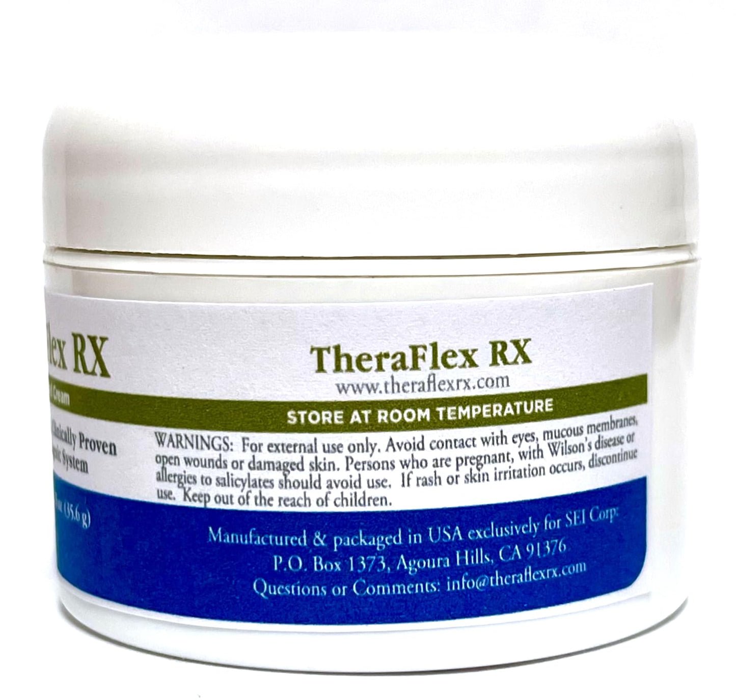 Theraflex RX® TMJ Cream (Doctor Formulated). This is a Patented Topical Cream which Provides Masseter Muscle and temporomandibular Joint Relief (TMJ) - dailyvitalstore