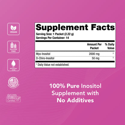 Theralogix Ovasitol Inositol Powder – 7-Day Starter Kit | Premium Inositol Supplement for Women | 40:1 Ratio Myo & D-Chiro Inositol - dailyvitalstore