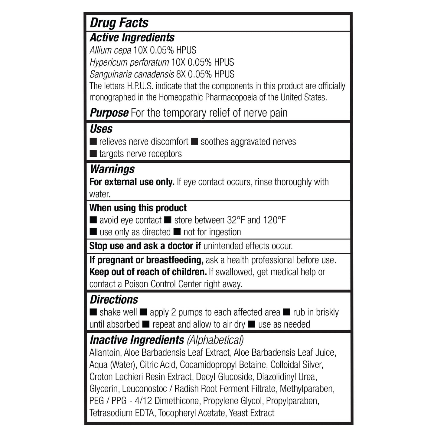 Theraworx Fast-Acting Nerve Relief Foam Aggravated Nerve Discomfort Relief - 7.1 oz - 1 Count - dailyvitalstore