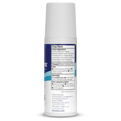 Theraworx Relief for Foot Cramps, Fast-Acting Foot Cramp Relief Roll-On - 2.5 Oz - 1 Count - dailyvitalstore