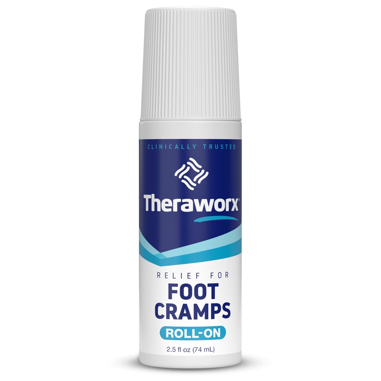 Theraworx Relief for Foot Cramps, Fast-Acting Foot Cramp Relief Roll-On - 2.5 Oz - 1 Count - dailyvitalstore