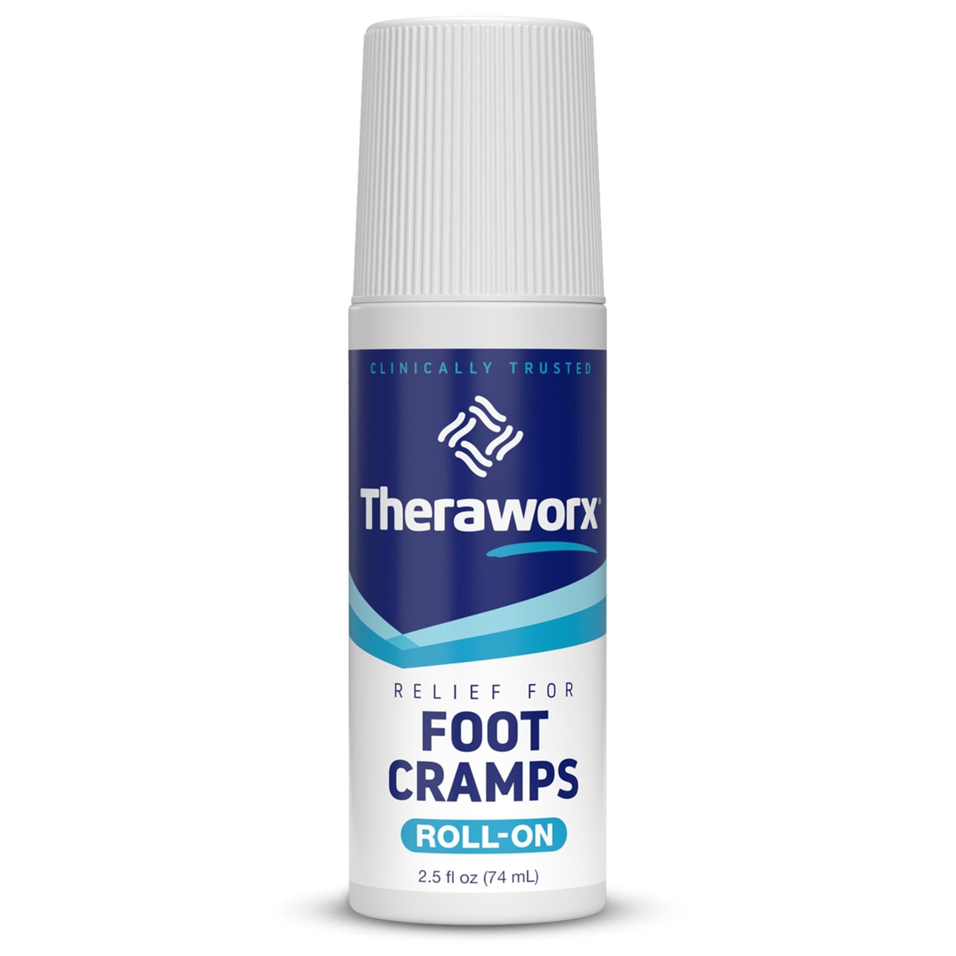 Theraworx Relief for Foot Cramps, Fast-Acting Foot Cramp Relief Roll-On - 2.5 Oz - 1 Count - dailyvitalstore