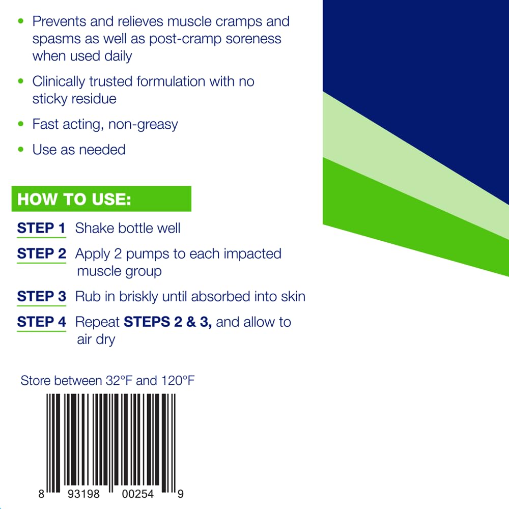 Theraworx Relief for Muscle Cramps Foam Fast-Acting Muscle Spasm, Leg Soreness with Magnesium Sulfate - 17.1 oz - 1 Count - dailyvitalstore