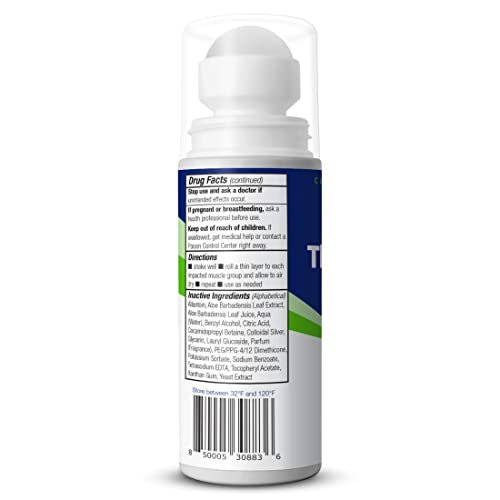 Theraworx Relief for Muscle Cramps Roll-On Fast-Acting Muscle Spasm, Leg Soreness with Magnesium Sulfate - 2.5 oz - 1 Count - dailyvitalstore