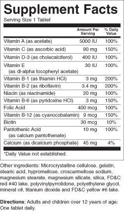 Therems Multiple Vitamin 130 Tabs - dailyvitalstore