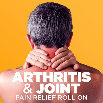 ThermaCare Arthritis Pain Relief Roll-On - Fast-Acting Capsaicin Formula for Joint & Muscle Pain - Soothing Warmth - Mess-Free Application - Targets Stiffness & Discomfort - 2.5 oz - dailyvitalstore