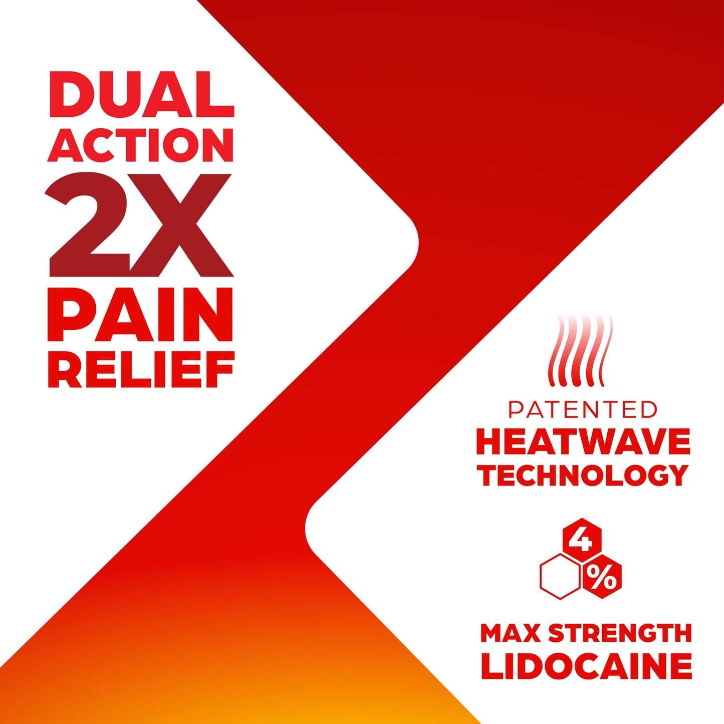 ThermaCare Heat + Max Strength 4% Lidocaine Roll-On - Dual Action Pain Relief with Patented Heatwave Technology - Targeted No-Mess Relief for Back, Neck, Muscles, & Joints - dailyvitalstore