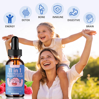 Theronika Aly Parasite Cleanse for Humans & Kids – Advanced Herbal Blend with Black Walnut, Wormwood, Clove, Digestive & Gut Balance Support, Alcohol-Free Liquid Drops, 30 Servings - dailyvitalstore