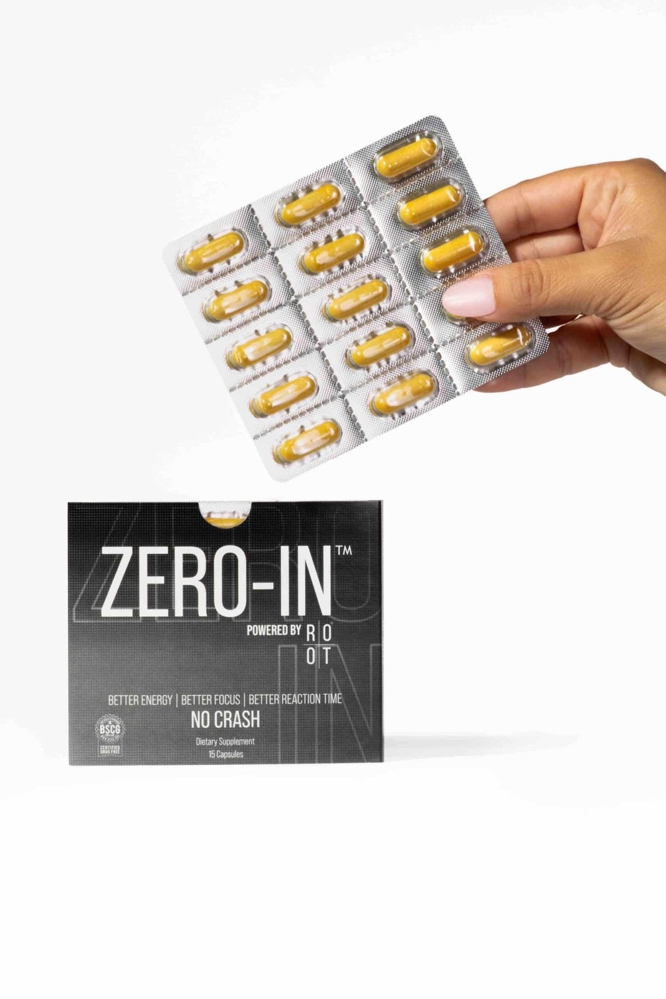 THEROOTBRANDS Root Wellness Zero-in by Dr. Rahm - Combination of Turmeric, Pine Bark Extract - 15 Capsules - dailyvitalstore