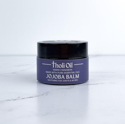 tHOli Plantar Fasciitis Relief Balm – Jojoba Cream with Cinnamon, Cassia, Spikenard & Hyssop – Soothes Heels, Supports Joints & Skin Repair (1oz) - dailyvitalstore