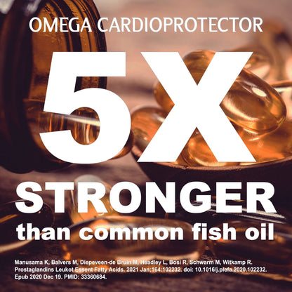 Thrivous Omega Cardioprotector – Advanced Heart & Circulation Support Supplement with AvailOm Omega-3, Garlic, Gotu Kola, Oligopin Pine Bark – 60 Vegan Capsules - dailyvitalstore