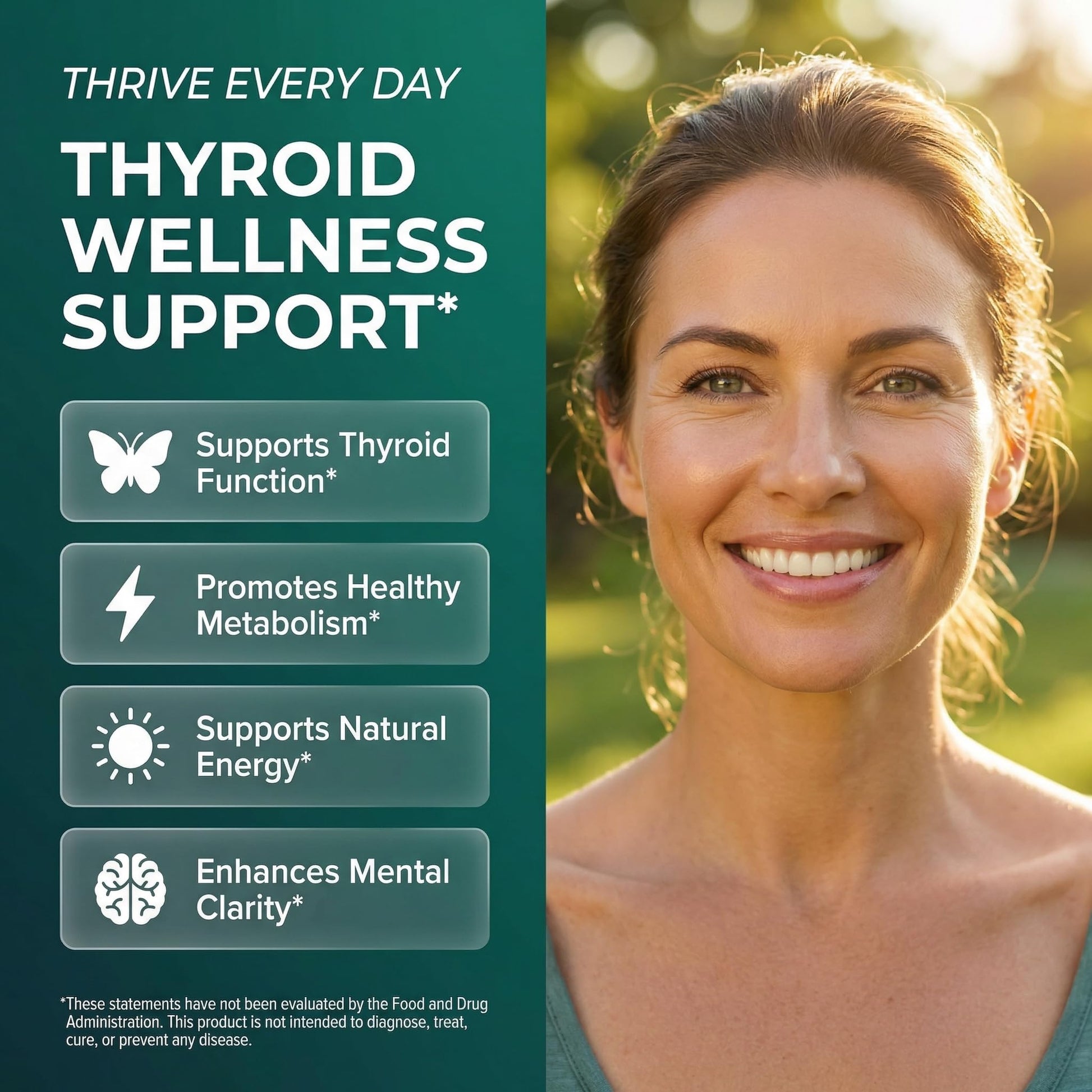 ThyroBloom Thyroid Support for Women Liquid Drops Iodine L-Tyrosine Selenium Copper Ashwagandha Zinc Kelp Bladderwrack Schisandra Guggul Turmeric Vitamin A D3 B12 - dailyvitalstore