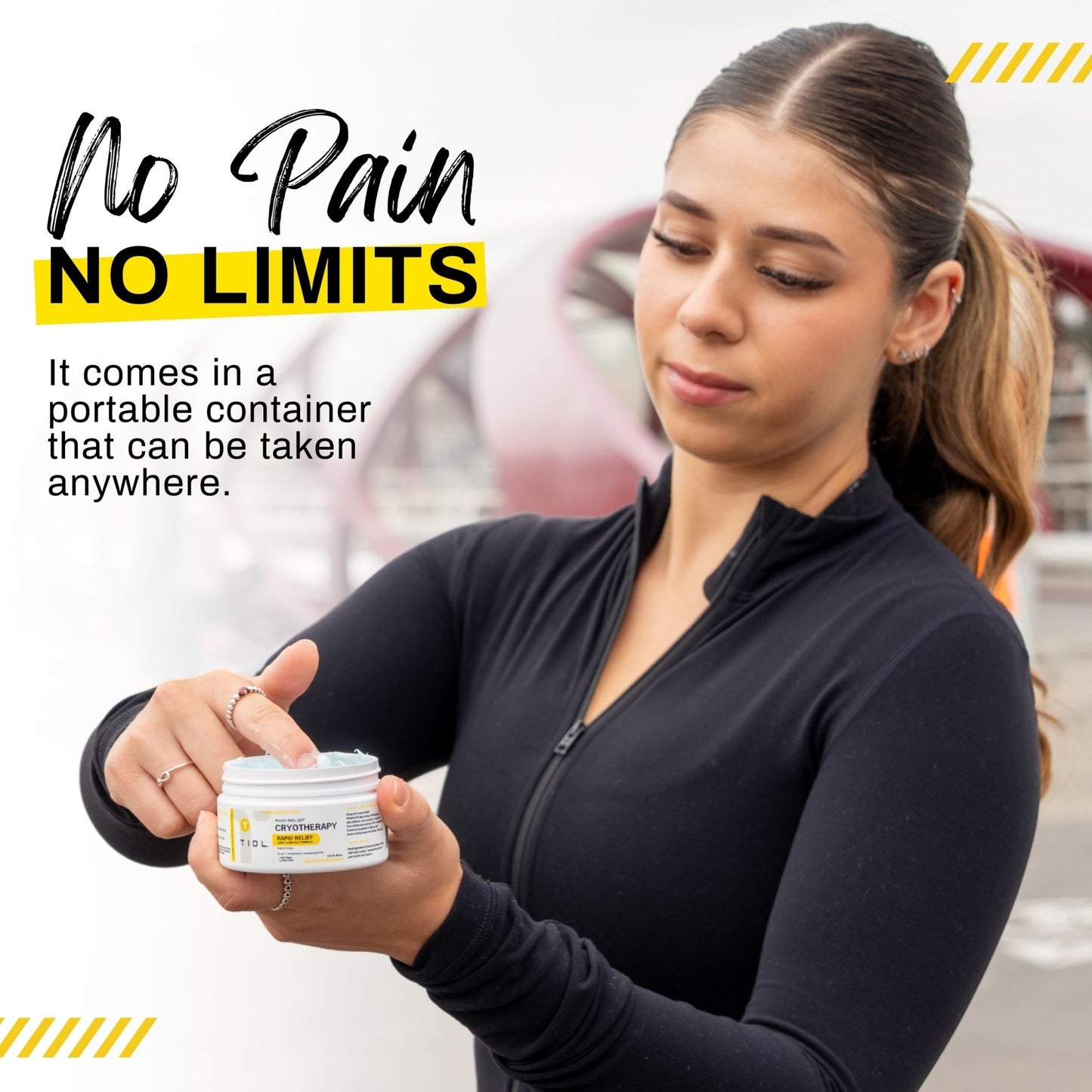 TIDL Cryotherapy Pain Relief Cream, 3 Oz, Targeted Neck Pain, Joint & Muscle Pain Relief with Organic, Plant-Based Menthol, Instant Cooling for Sport & Post Workout Full Body Recovery - dailyvitalstore