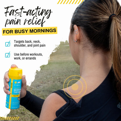 TIDL Pain Relief Spray, 3 Oz, Refreshing Morning Therapy for Muscle, Joint & Neck Pain Relief, Energizing, Plant-Based Menthol & Camphor Pain Reliever, Quick Drying Formula - dailyvitalstore