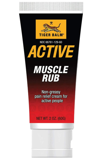 Tiger Balm Active Muscle Rub, 2 oz. ? Muscle Rub for Relief ? Tiger Balm ? Analgesic Cream ? Arthritis Rub ? Non-Greasy Muscle Rub Cream ? Pre-Workout Warm Up ? 2 Pack - dailyvitalstore