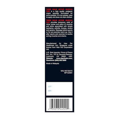 Tiger Balm Muscle Rub, 2-Ounce Tubes (Pack of 6) - dailyvitalstore
