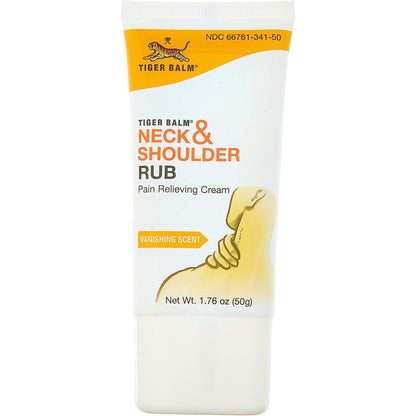Tiger Balm Neck & Shoulder Rub Vanishing Scent 1.76 oz - dailyvitalstore