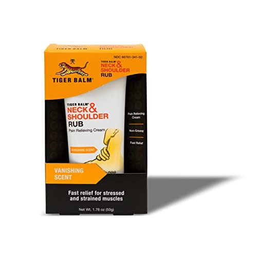 Tiger Balm Neck & Shoulder Rub Vanishing Scent 1.76 oz (Pack of 2) - dailyvitalstore