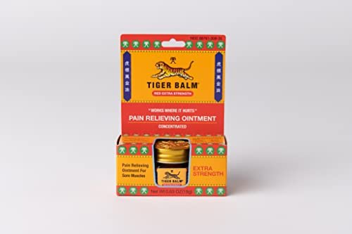 Tiger Balm Pain Relieving Ointment, Extra Strength, 0.63 Ounces (Pack of 3) - dailyvitalstore