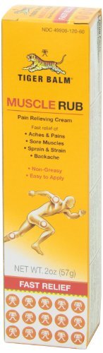 Tiger Muscle Rub Topical Analgesic Cream 2 Ounces (57 g) (Pack of 4) - dailyvitalstore