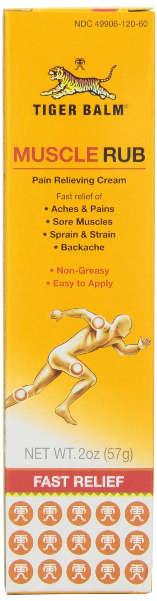 Tiger Muscle Rub Topical Analgesic Cream 2 Ounces (57 g) (Pack of 4) - dailyvitalstore