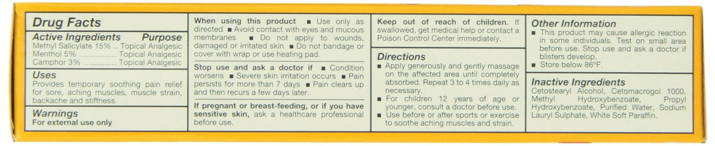 Tiger Muscle Rub Topical Analgesic Cream 2 Ounces (57 g) (Pack of 4) - dailyvitalstore
